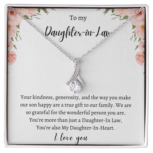 Daughter-In-Law Daughter-In-Heart - Alluring Beauty Necklace😍