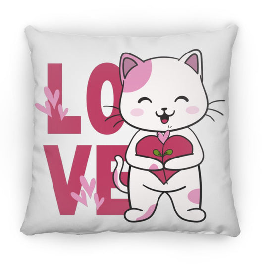 Love Kitty - Large Square Pillow