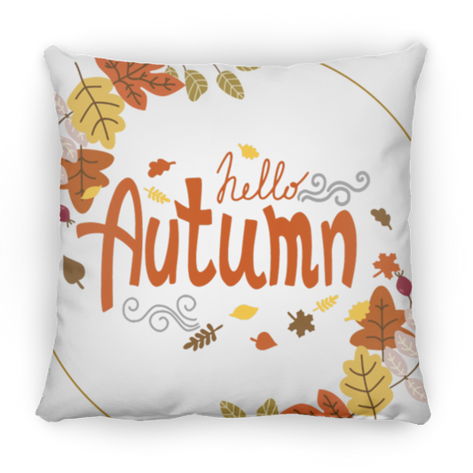 Hello Autumn - Small Square Pillow