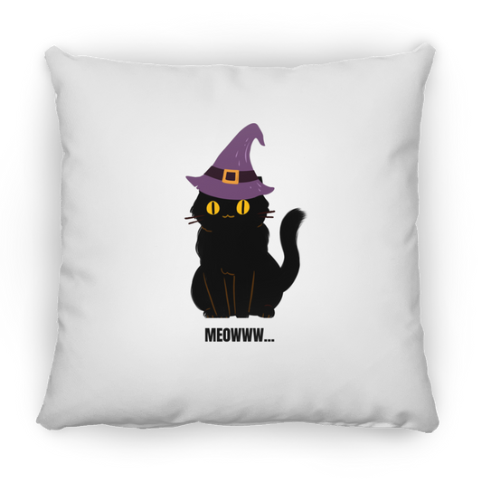 MEOWWW... _ Small Square Pillow