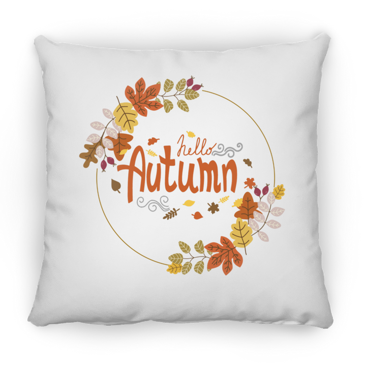 Hello Autumn - Small Square Pillow