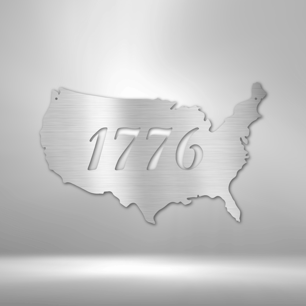 1776 - Steel Sign